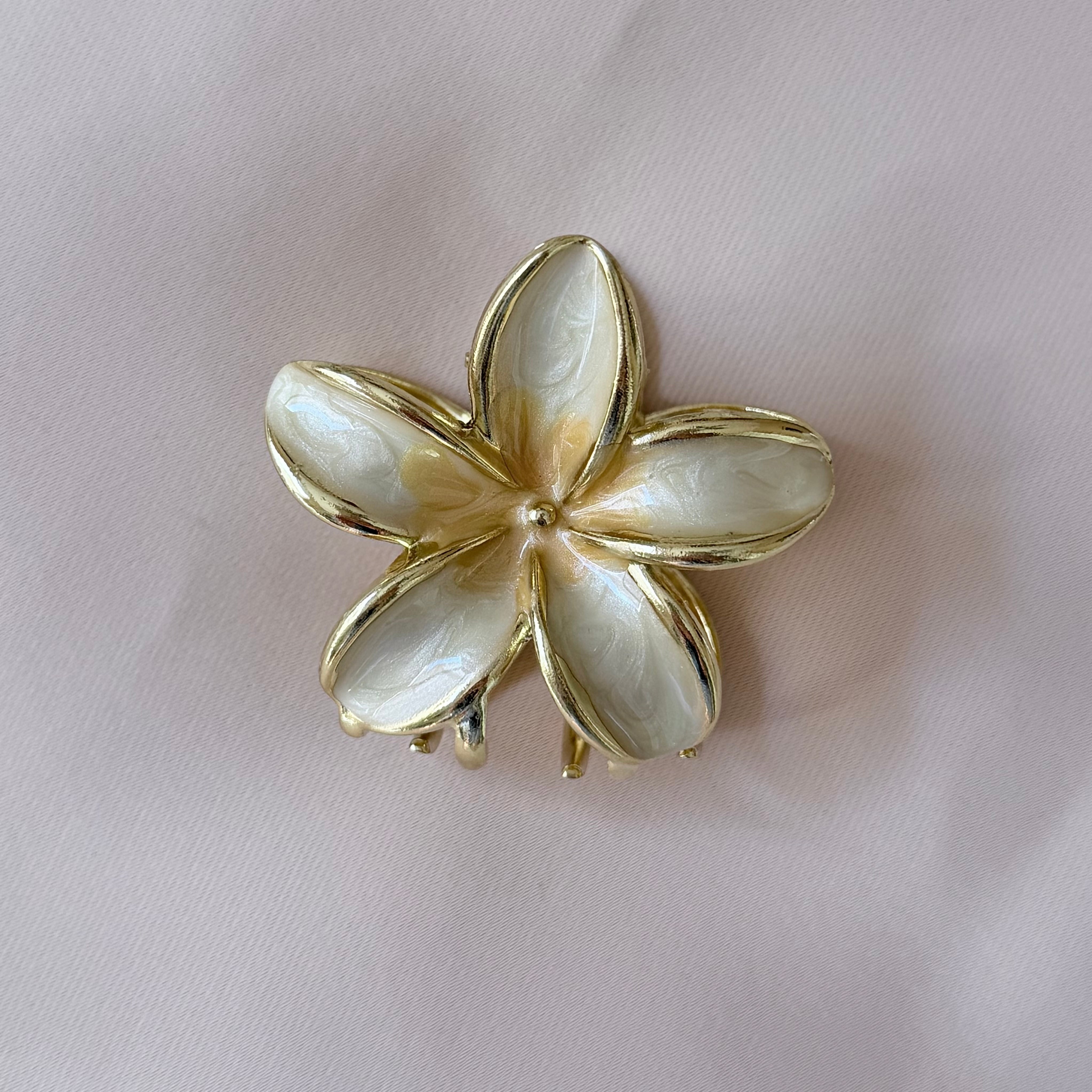 Plumeria Flower HairClip