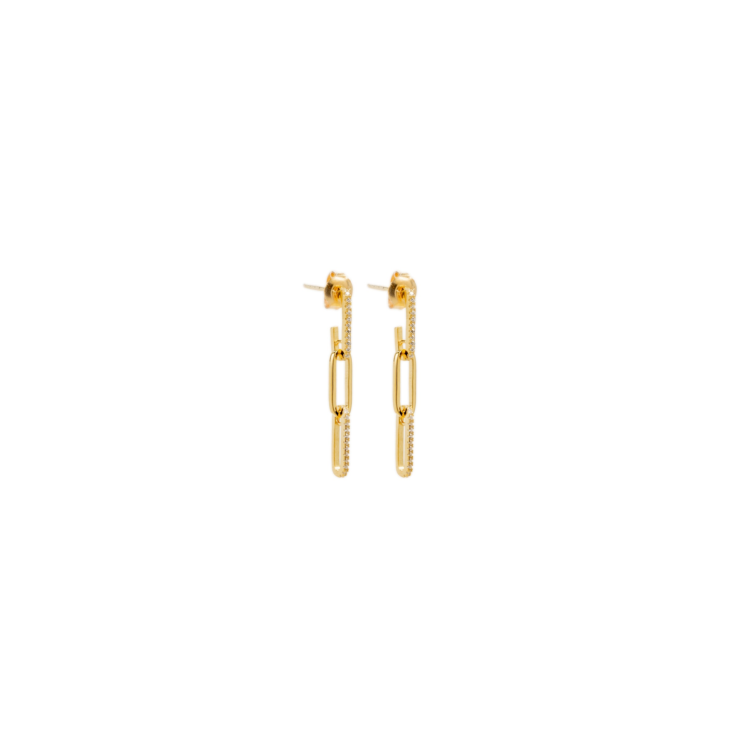 Diamond Links - Earrings