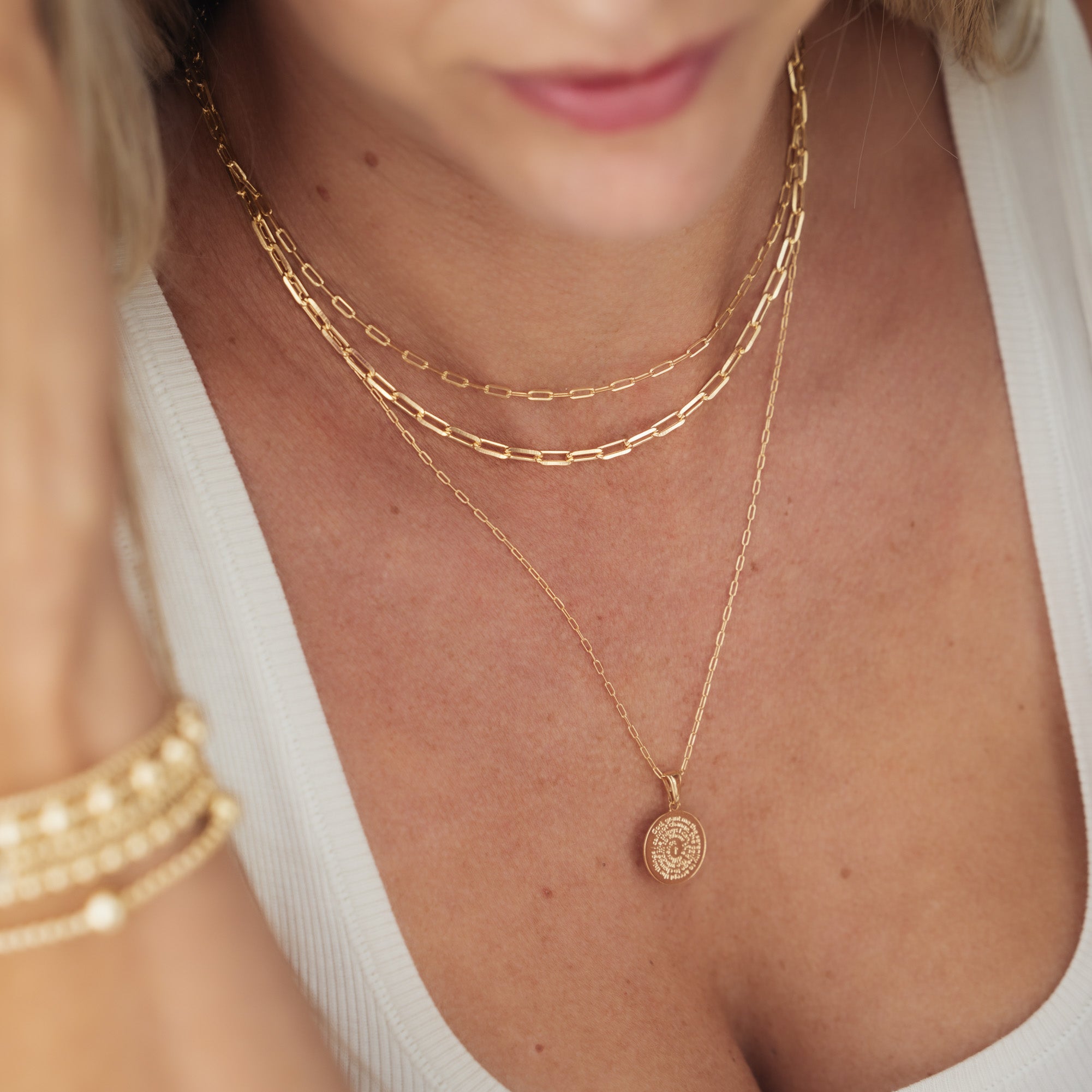 Serenity Prayer Medal - Necklace