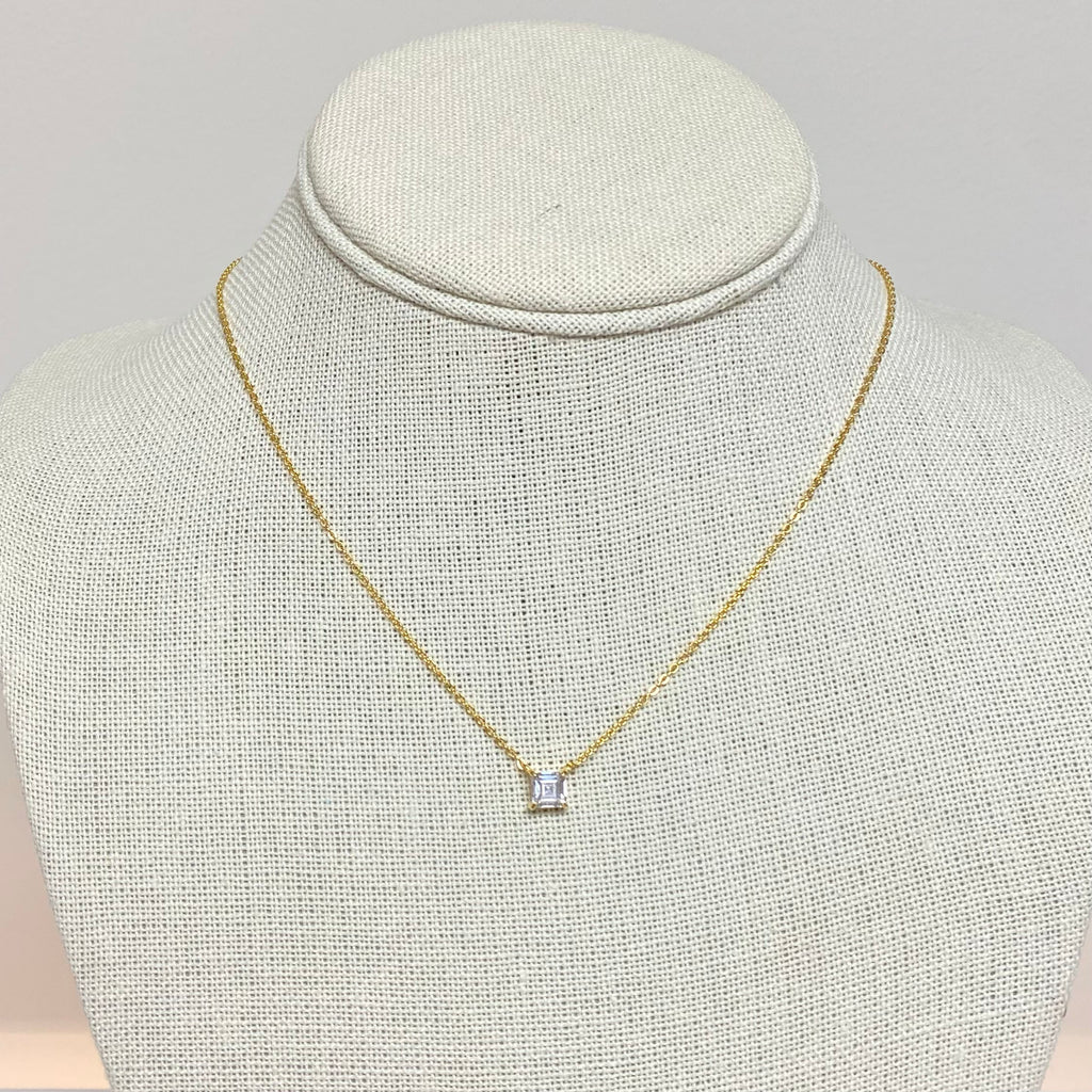 Squared Diamond - Necklace