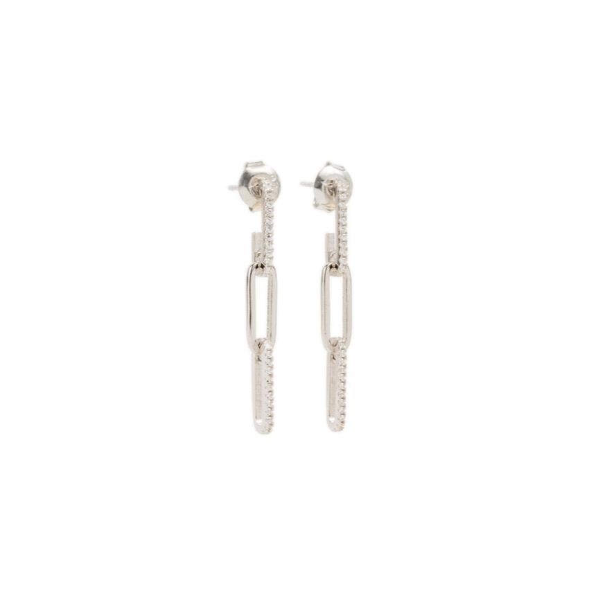 Diamond Links - Earrings