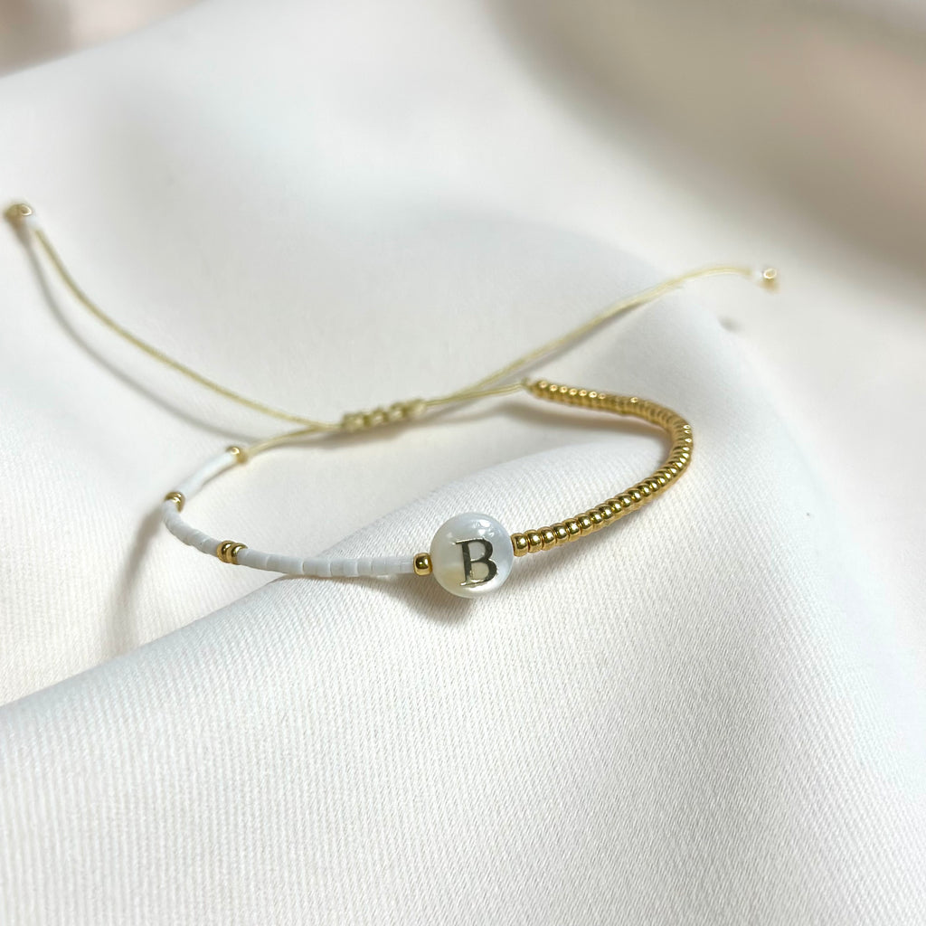 Initial Mother of Pearl - Bracelet