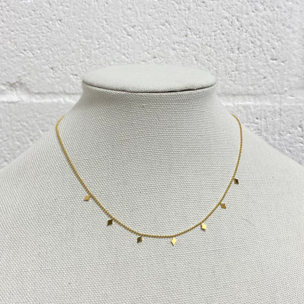 gold diamond chain necklace