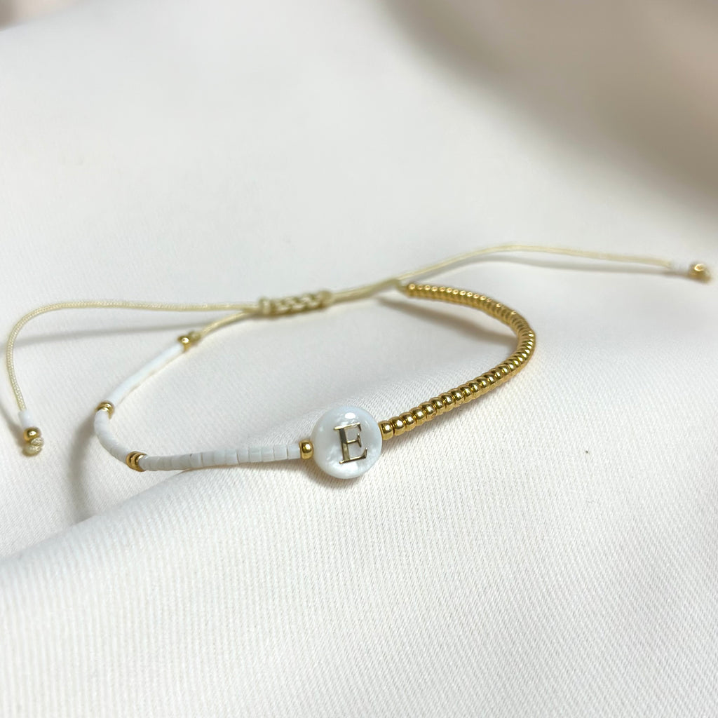 Initial Mother of Pearl - Bracelet